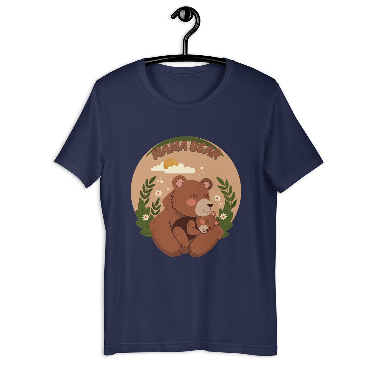 Nostalgic Hug - Mama Bear's Embrace Forever T-Shirt - - Print Material