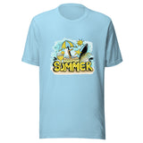 Beach Dreams - Drift Away with Our Summer-Inspired Tee - Ocean Blue - T-shirts