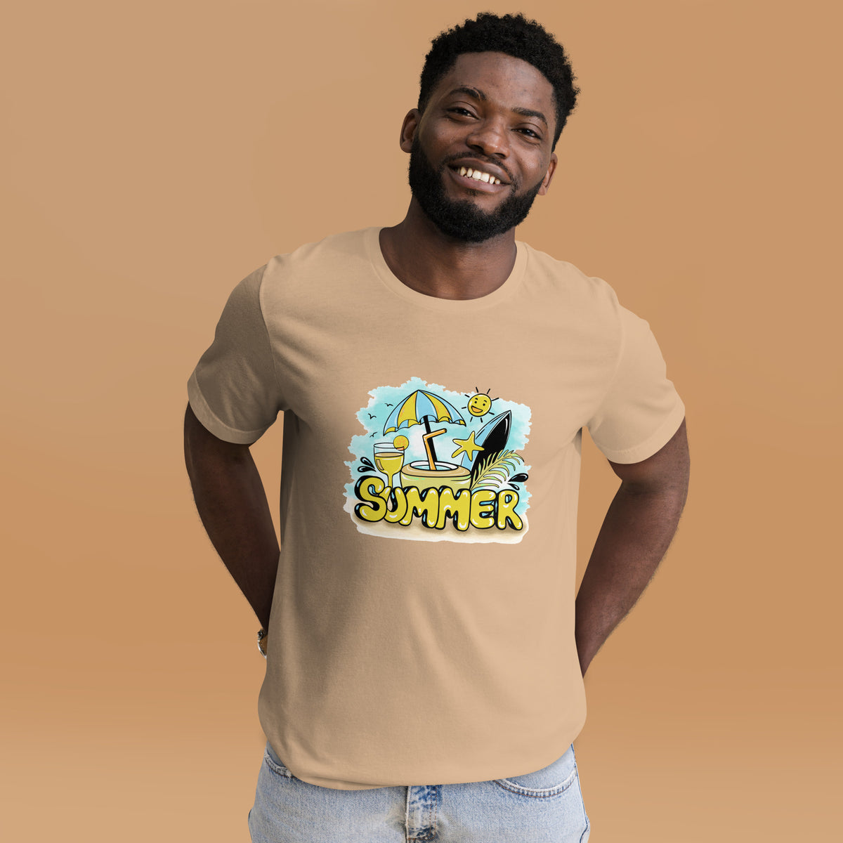 Beach Dreams - Drift Away with Our Summer-Inspired Tee - - T-shirts