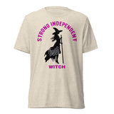 Spellbinding Strength - Witchy Wisdom Tee - Oatmeal Triblend - Print Material