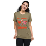 Valentine’s Gift - Bella + Canvas Short Sleeve T-Shirt - Olive Triblend - T-Shirts