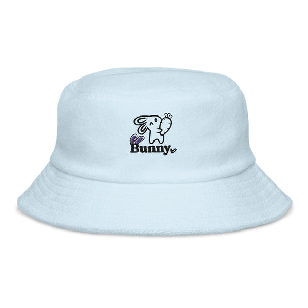 Hopping into Memories with the "Bunny" Terry Cloth Bucket Hat - -