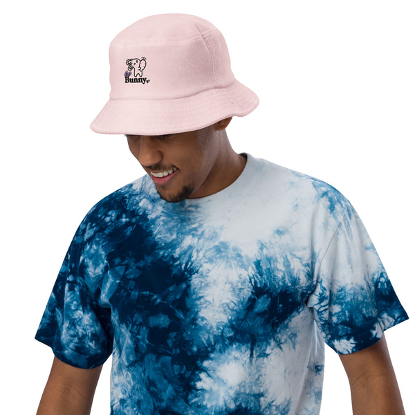 Hopping into Memories with the "Bunny" Terry Cloth Bucket Hat - Light Pink -