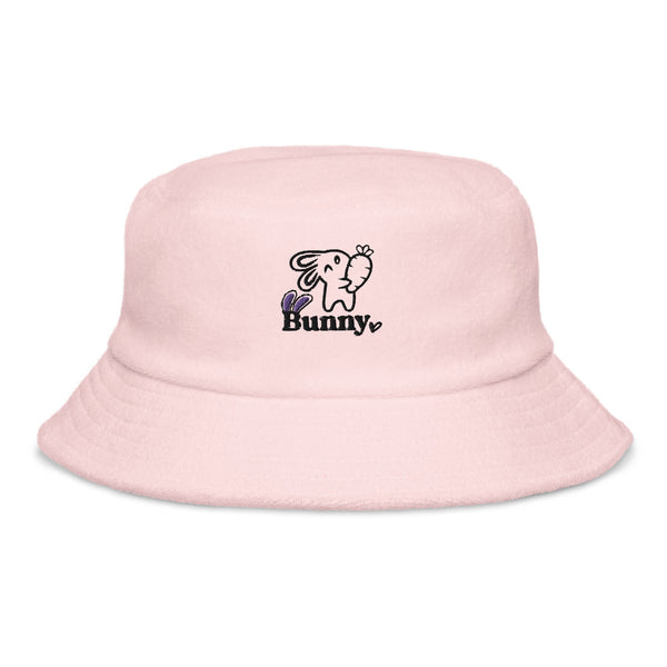 Hopping into Memories with the "Bunny" Terry Cloth Bucket Hat - -