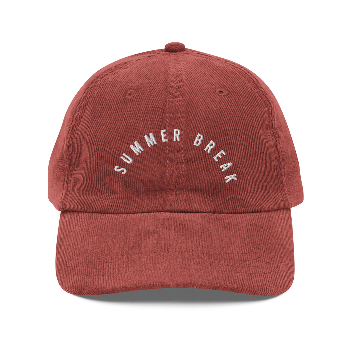 Vintage Summer Break Corduroy Cap - -