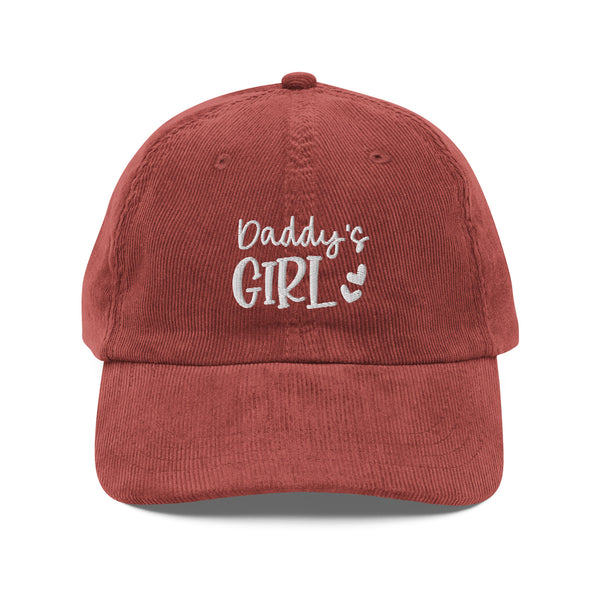 Daddy's Girl Vintage Corduroy Cap - - Caps