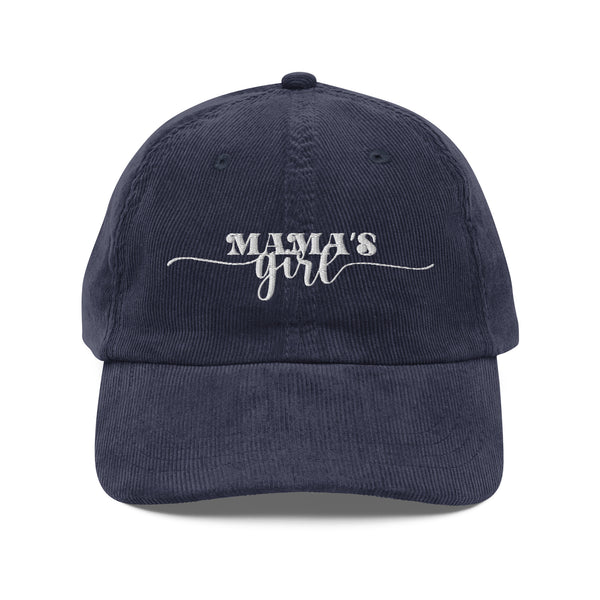 Vintage Corduroy Cap - Mama's Girl - -
