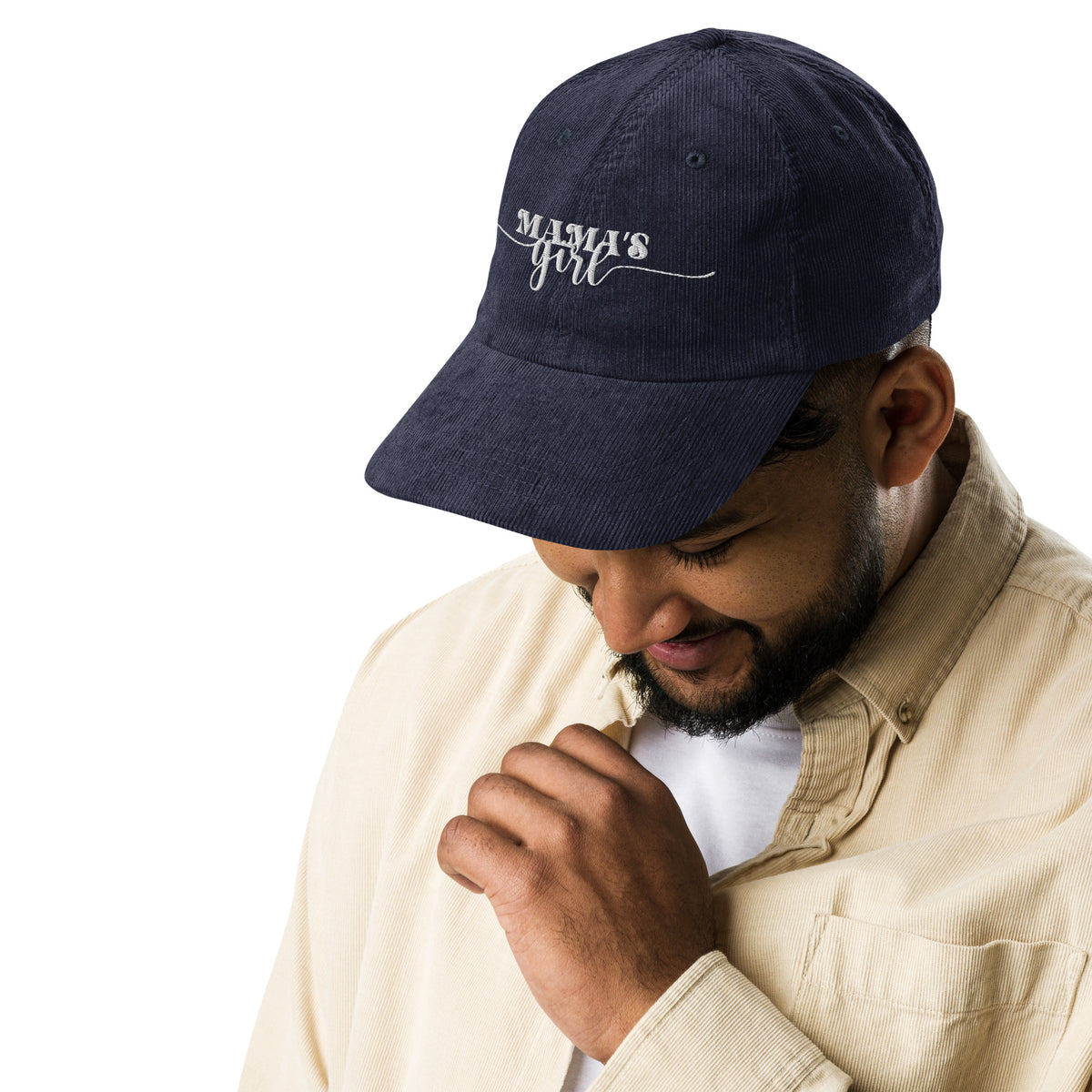 Vintage Corduroy Cap - Mama's Girl - Navy -