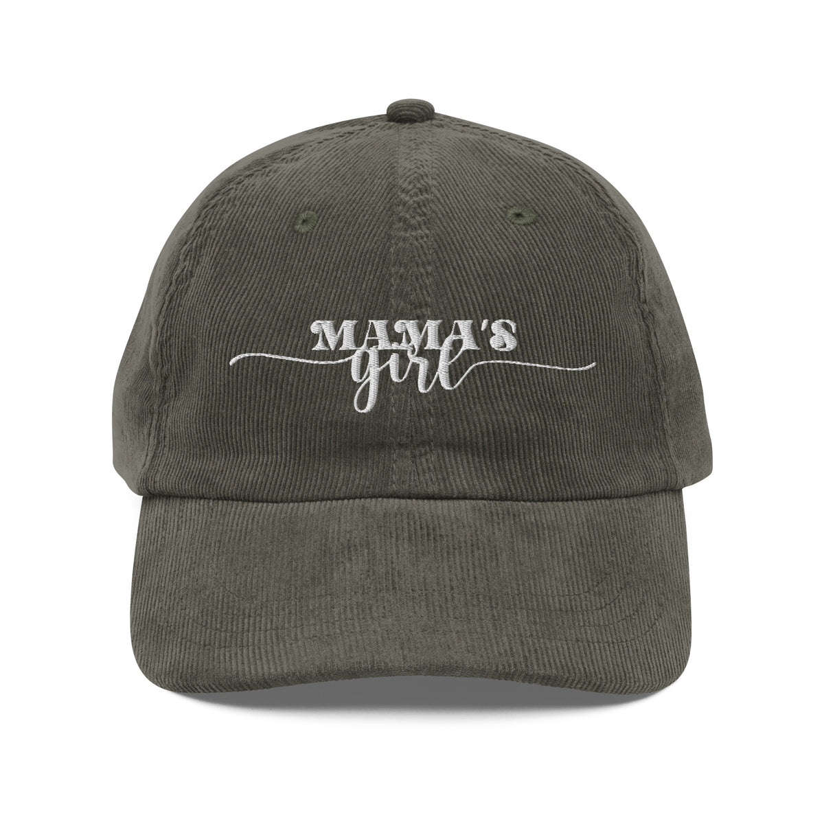 Vintage Corduroy Cap - Mama's Girl - -