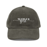 Vintage Corduroy Cap - Mama's Girl - -