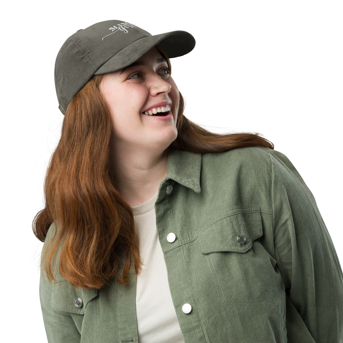 Vintage Corduroy Cap - Mama's Girl - -
