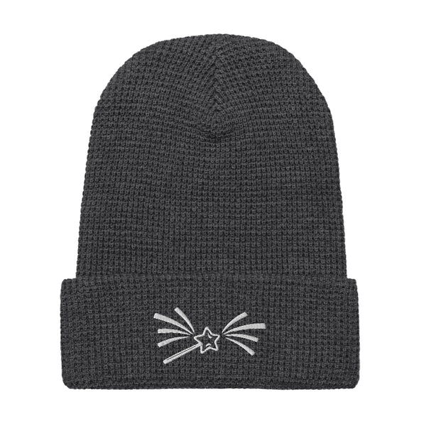 Stargazing Memories Woven - The Falling Star Waffle Beanie - -