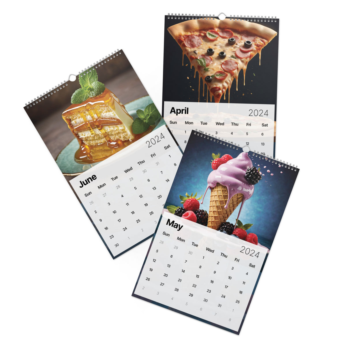 Flavors of the Year - 2024 Gourmet Art Calendar - - Calenders