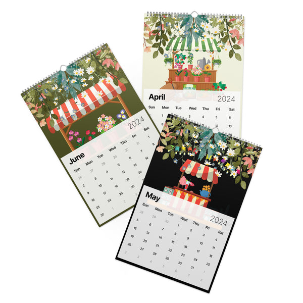 2024 Garden Market Chronicles - A Floral Journey - - Calenders