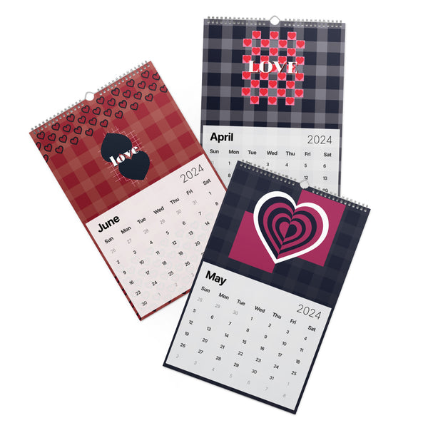 Hearts & Love 2024 - A Year of Affection - - Calenders