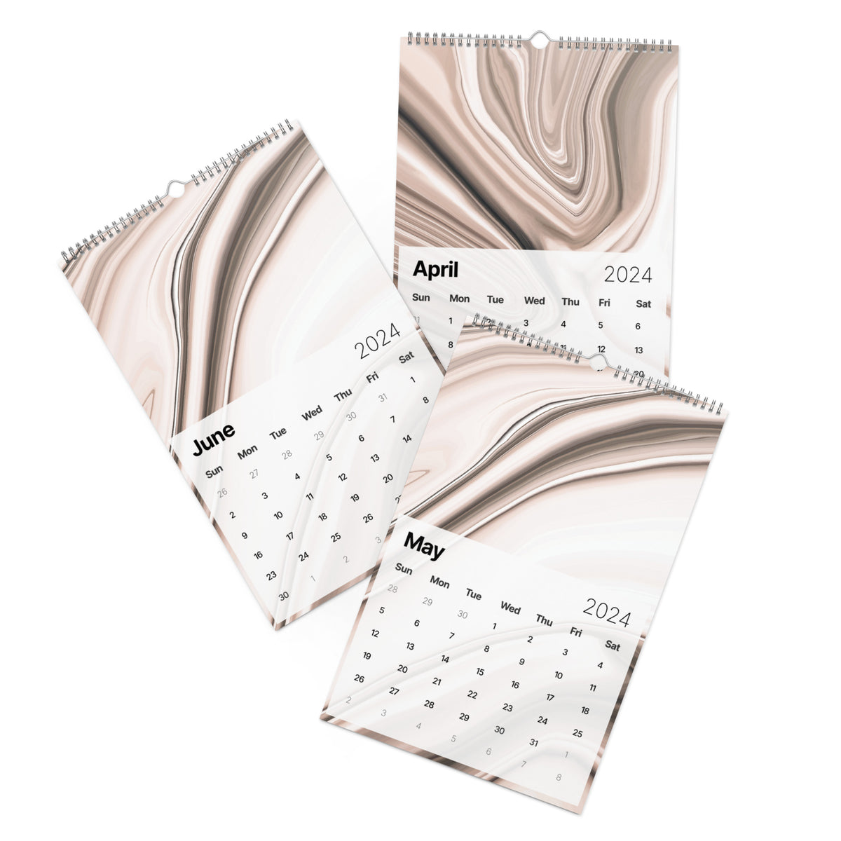 Elegant Moments - 2024 Marble Design Calendar - - Calenders