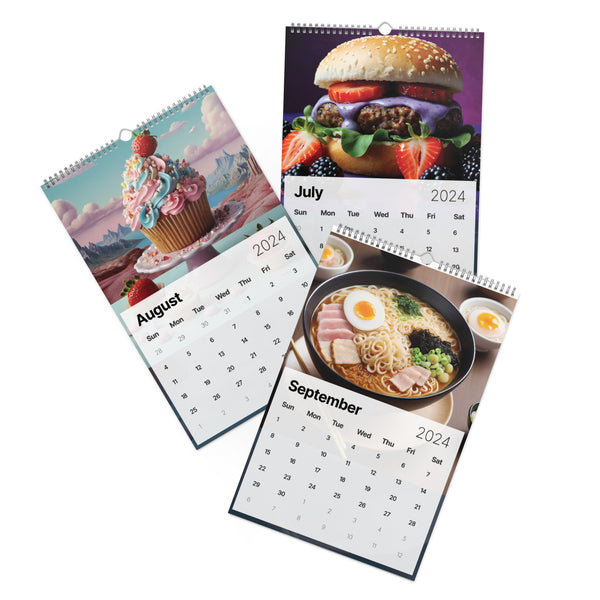 Flavors of the Year - 2024 Gourmet Art Calendar - - Calenders