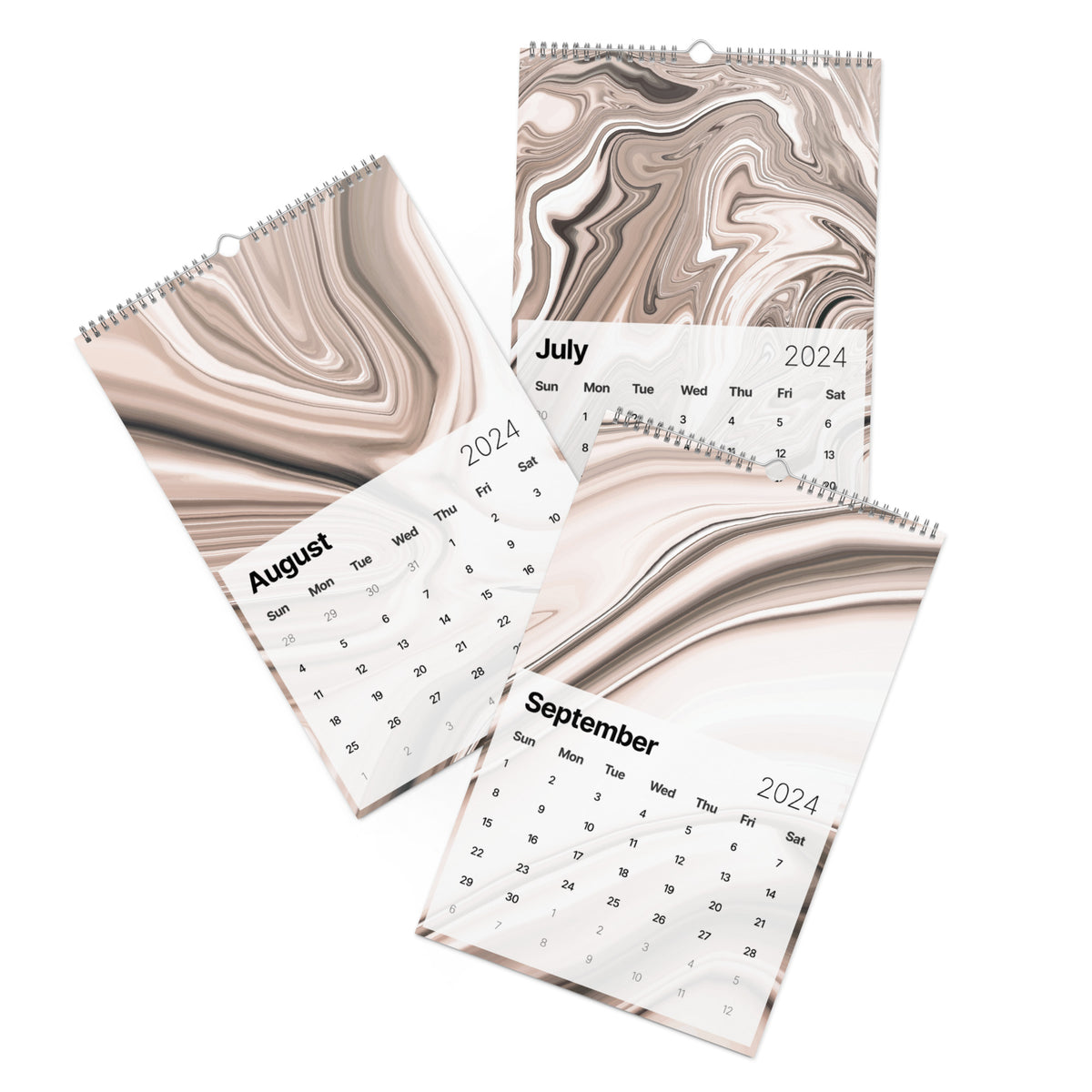 Elegant Moments - 2024 Marble Design Calendar - - Calenders