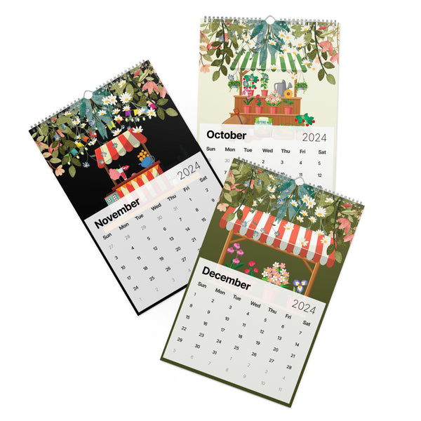 2024 Garden Market Chronicles - A Floral Journey - - Calenders