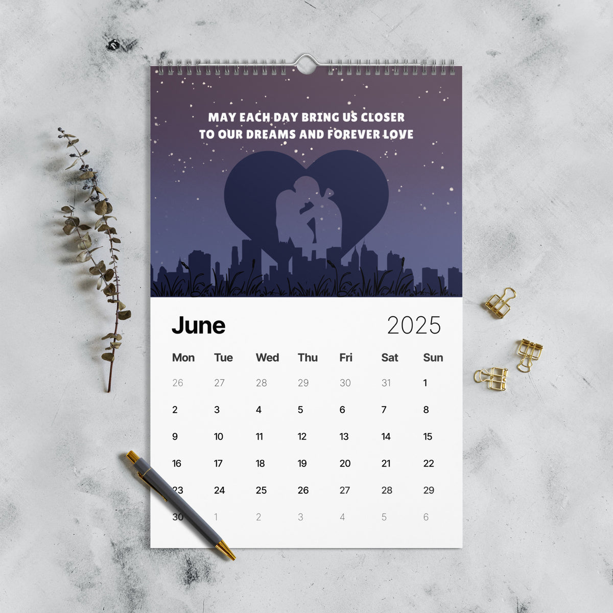 I Love You – A Heartfelt Calendar for Him - - Calendars
