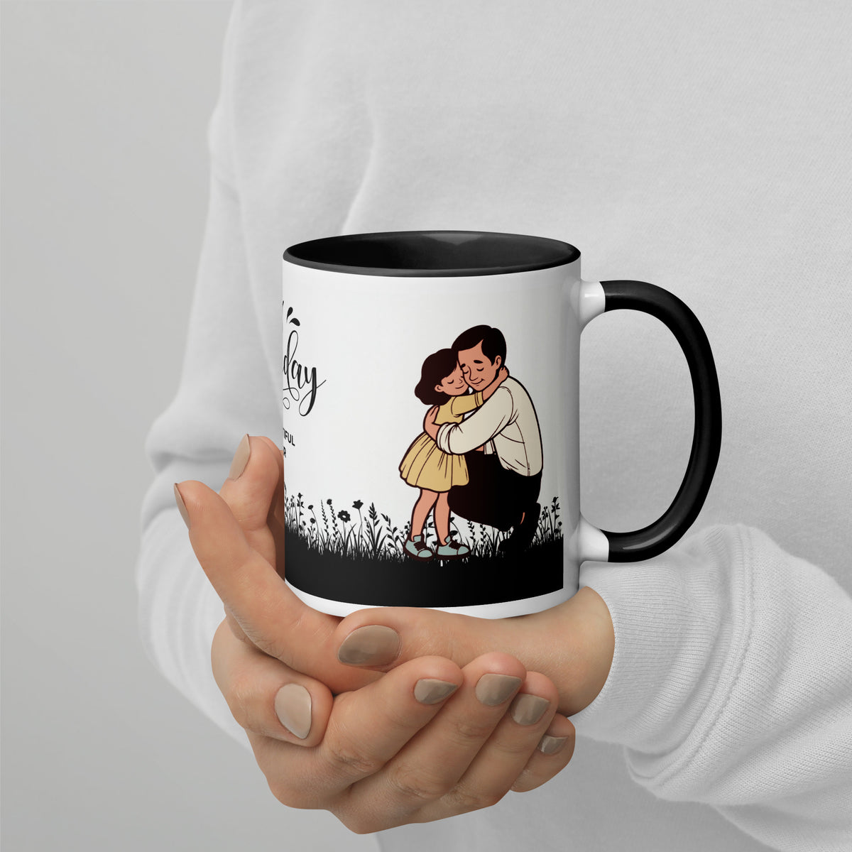 Happy Birthday Daughter – Keepsake Mug with Color Inside - - Coffee Mugs
