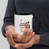 Mug with Color Inside – Birthday Gift for Loving Sister - - Mugs