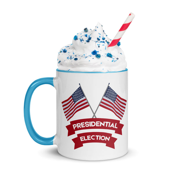 Colorful Mug – Gift for the 2024 Election Supporter - Blue 11 oz - Mugs