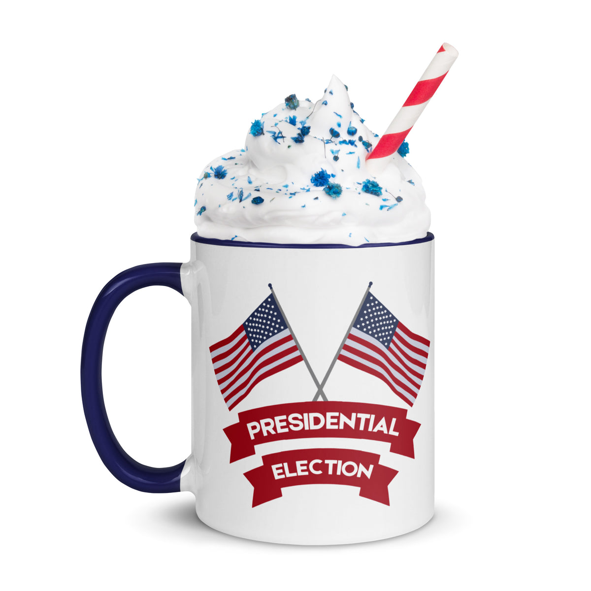 Colorful Mug – Gift for the 2024 Election Supporter - Dark Blue 11 oz - Mugs