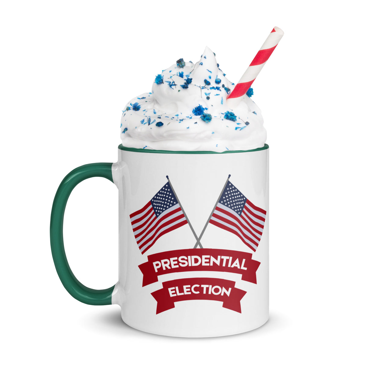 Colorful Mug – Gift for the 2024 Election Supporter - Dark green 11 oz - Mugs