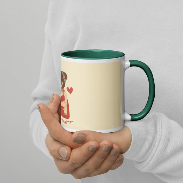 Mug with Color Inside – Precious Daughter Birthday Gift - - Coffee Mugs