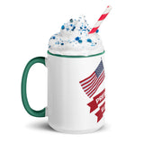 Colorful Mug – Gift for the 2024 Election Supporter - Dark green 15 oz - Mugs