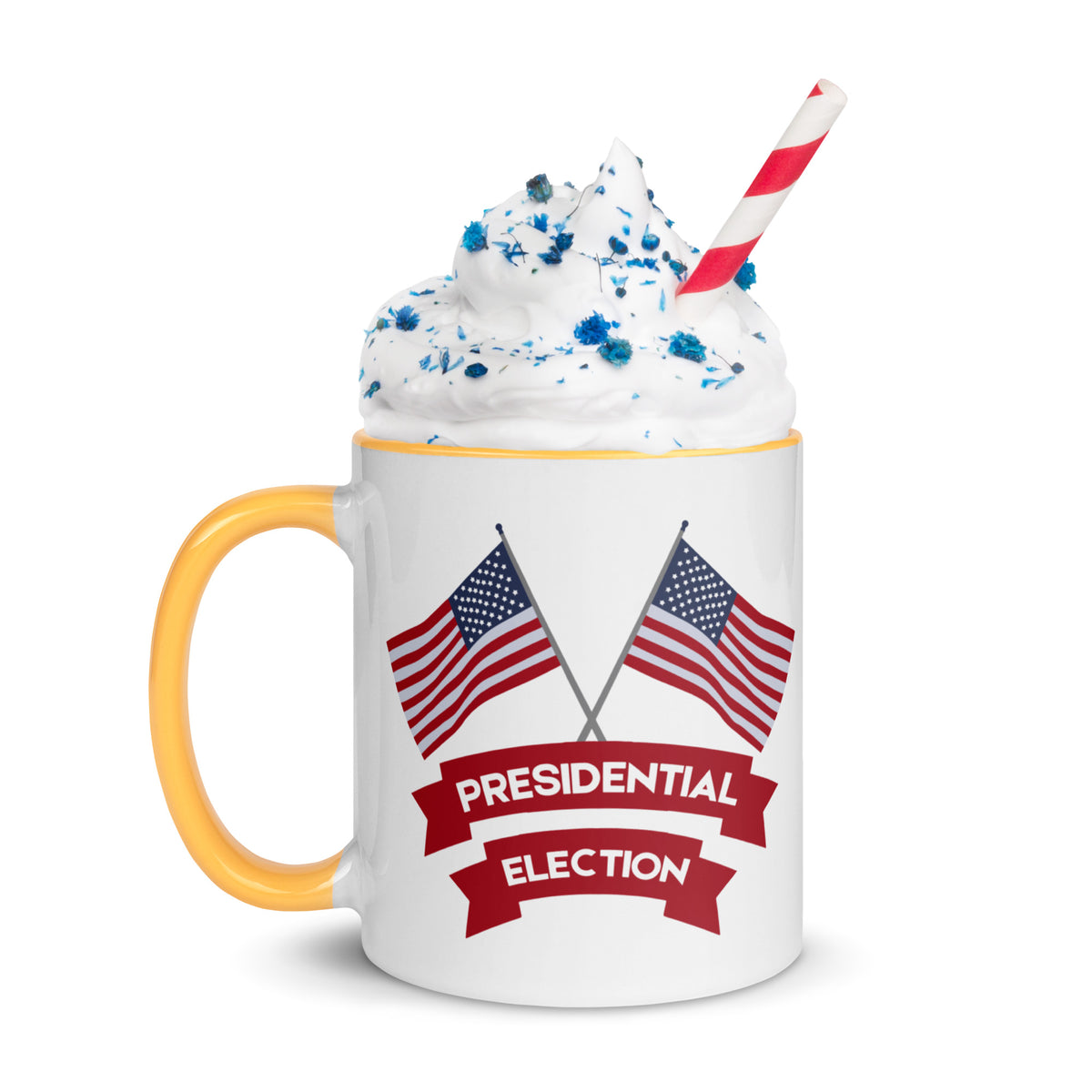 Colorful Mug – Gift for the 2024 Election Supporter - Golden Yellow 11 oz - Mugs