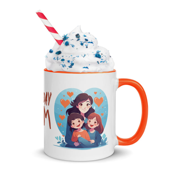 Mug with Color Inside – Loving Birthday Gift for Mom - - Mugs