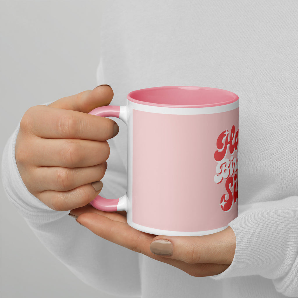 Retro Style Mug with Color Inside – Sister Birthday Gift - Default Title - Mugs