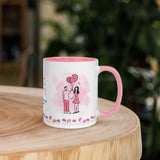 Romantic Heart Balloon Couple Mug – Wife Birthday Gift - - Mugs