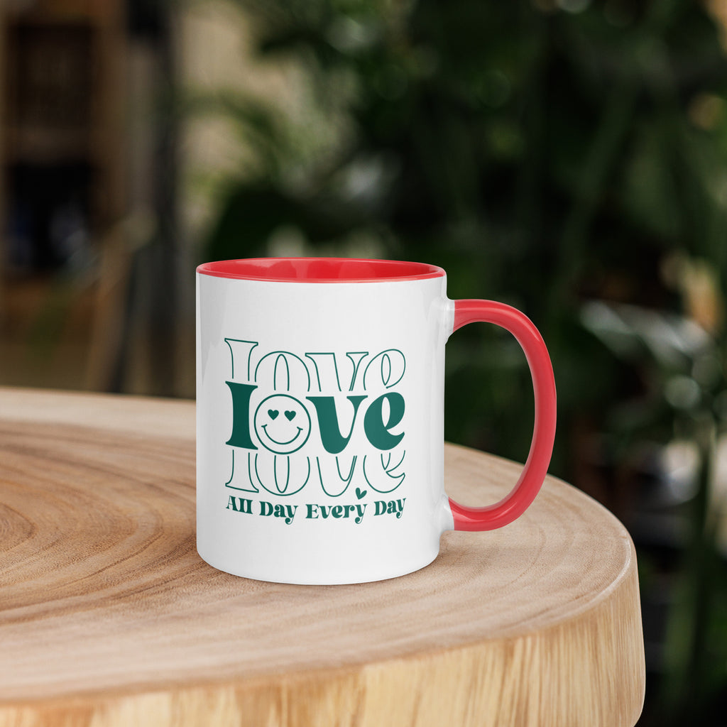 Spread Love All Day - Every Day - Red 11 oz - Mugs