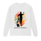 Inspire and Aspire - Vibrant Tee - White men - Long Sleeve T-shirts