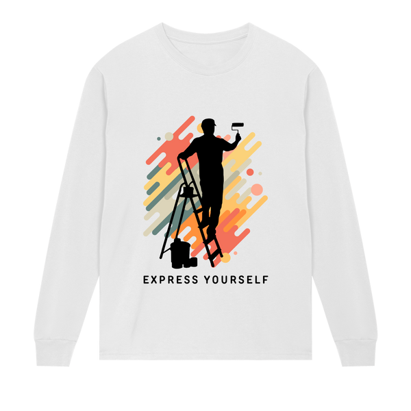 Inspire and Aspire - Vibrant Tee - White men - Long Sleeve T-shirts