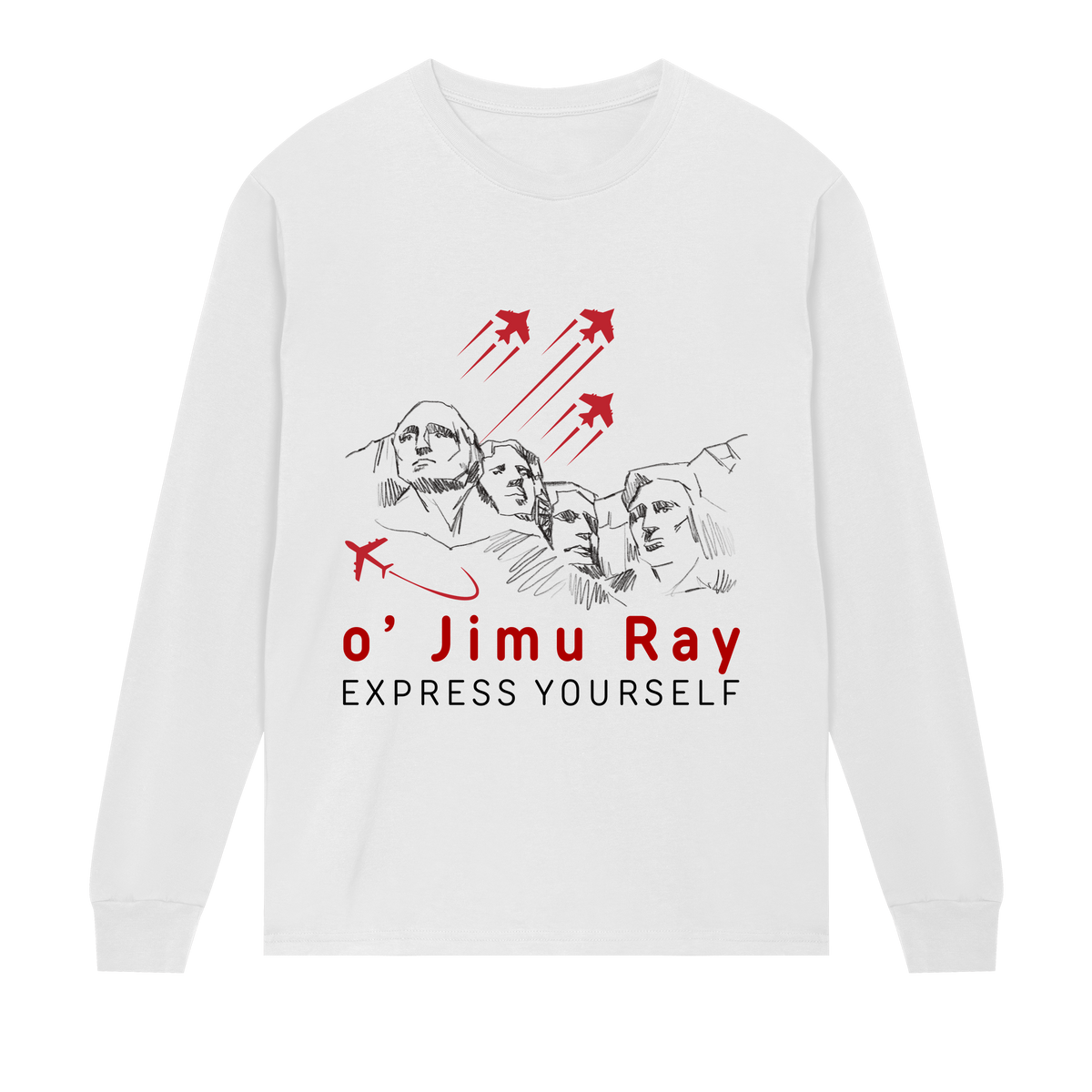 Sky High Spirit - o' Jimu Ray 4th July Special - White men - Long Sleeve T-shirts