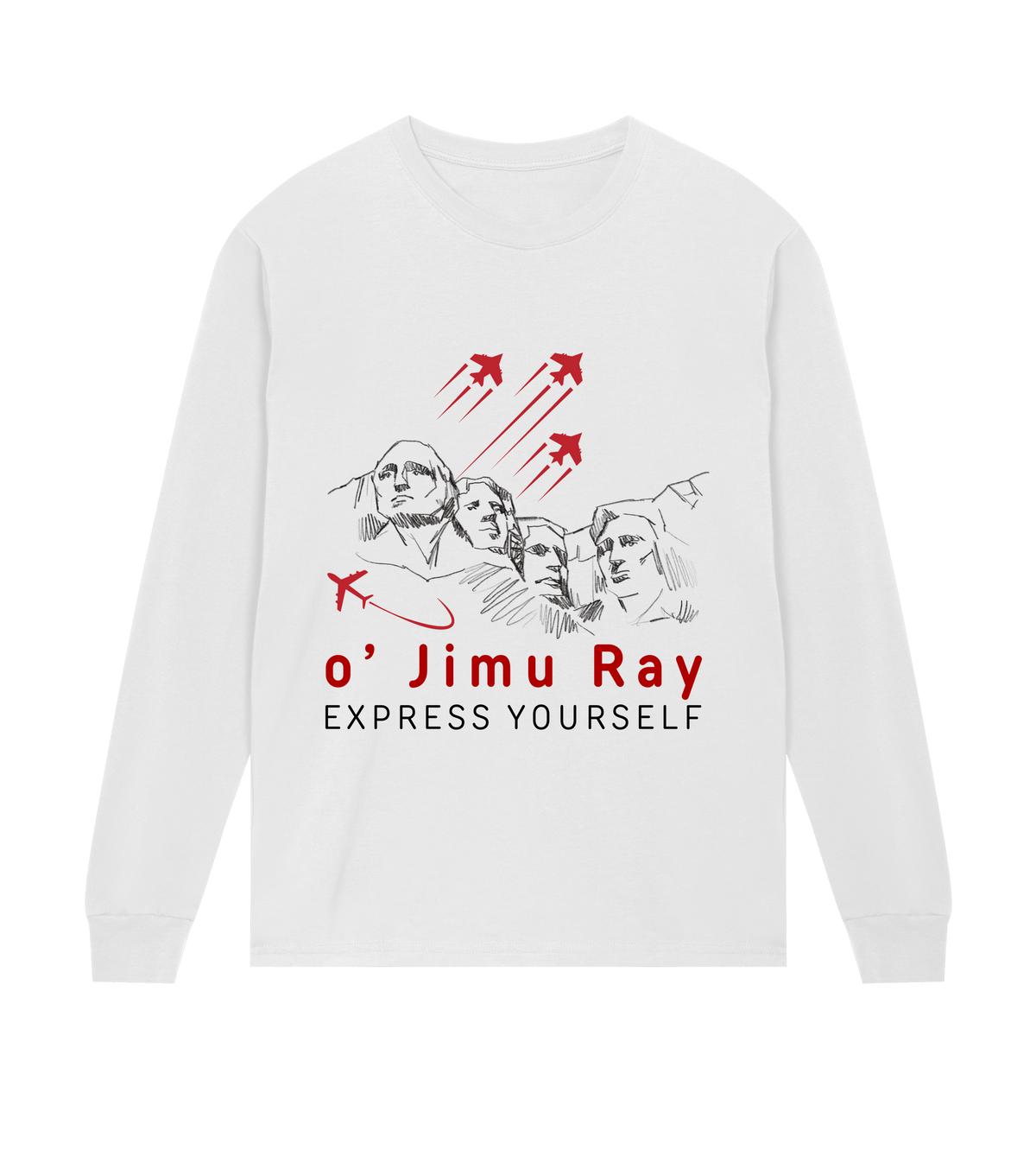 Sky High Spirit - o' Jimu Ray 4th July Special - White men - Long Sleeve T-shirts