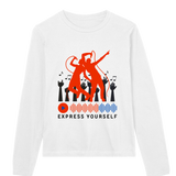 Rock the Stage - Express Yourself Tee - White women - Long Sleeve T-shirts