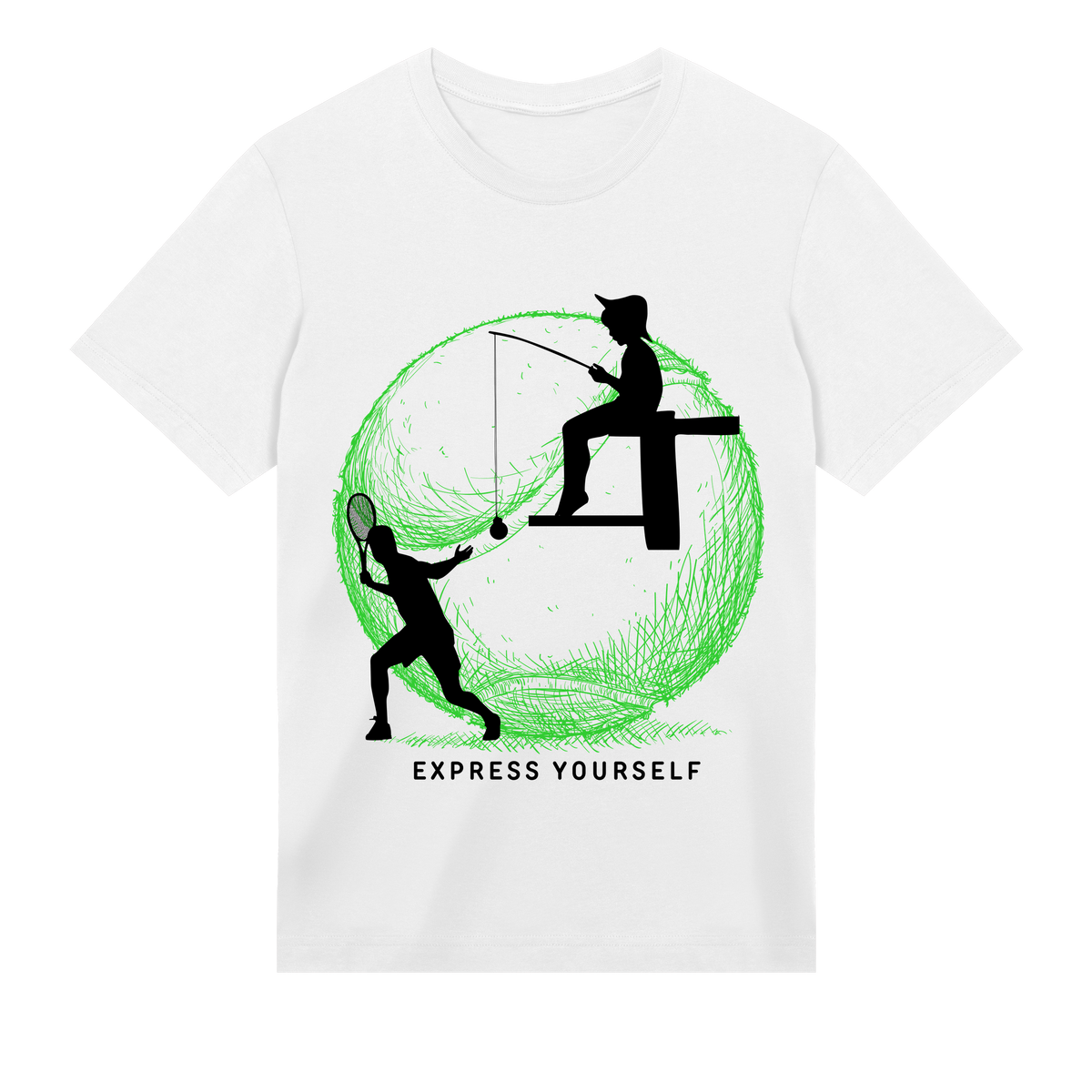 Tennis Flair - Bold Moves Tee - White men - T-shirts