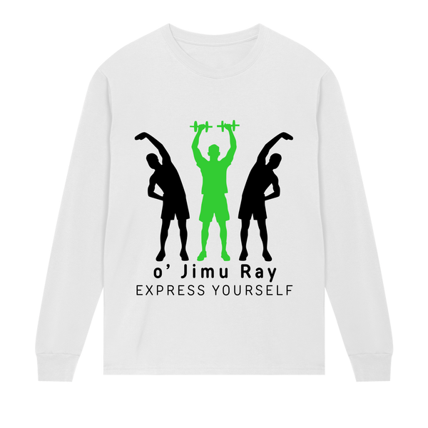 Empowerment Through Fitness Tee - White men - Long Sleeve T-shirts