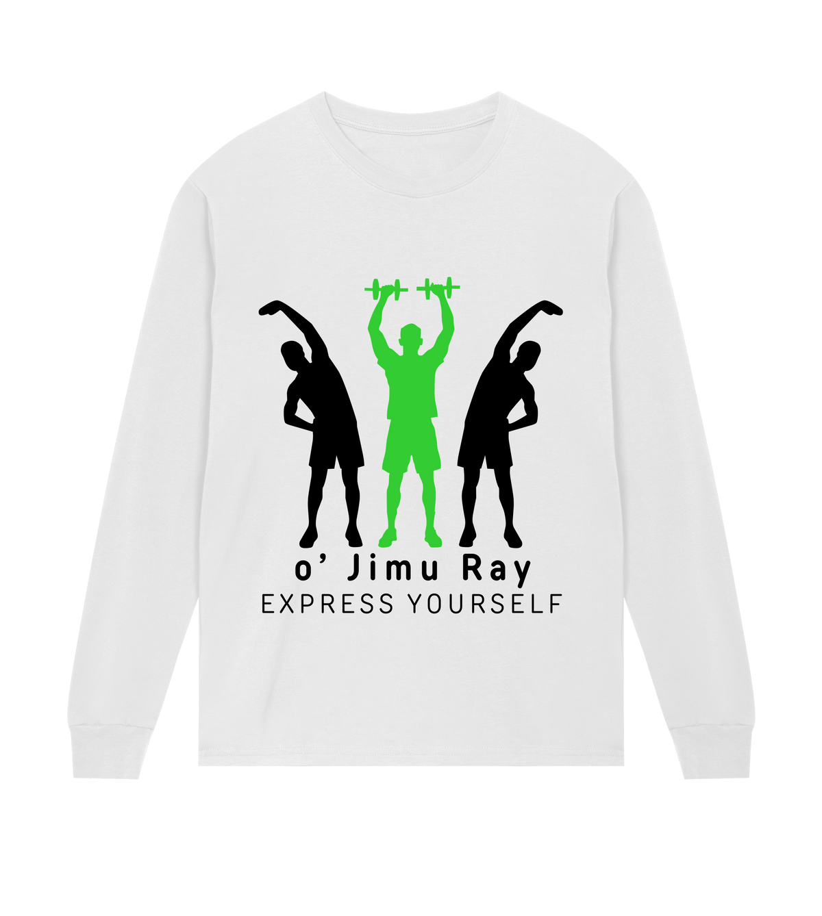 Empowerment Through Fitness Tee - White men - Long Sleeve T-shirts