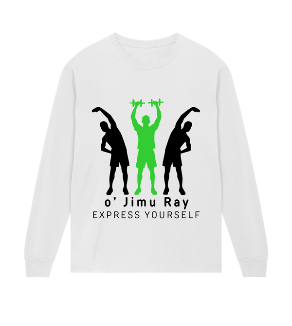 Empowerment Through Fitness Tee - White men - Long Sleeve T-shirts