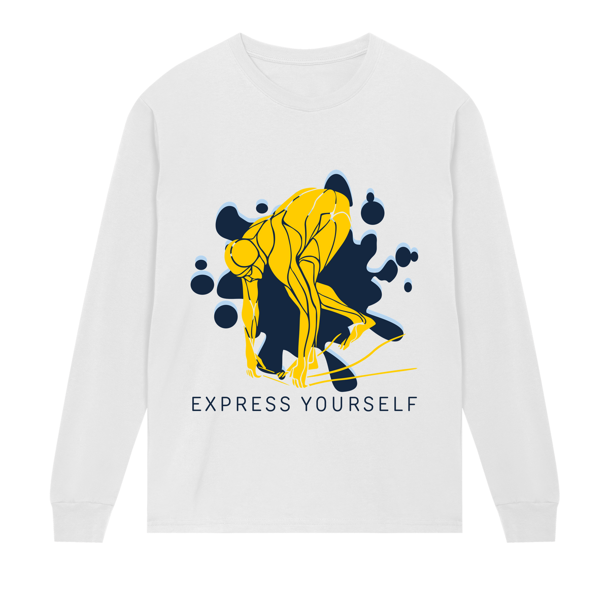 Active Expression - o' Jimu Ray Tee - White men - Long Sleeve T-shirts