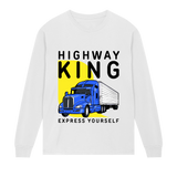 Road King - Bold Truck Tee - White men - Long Sleeve T-shirts