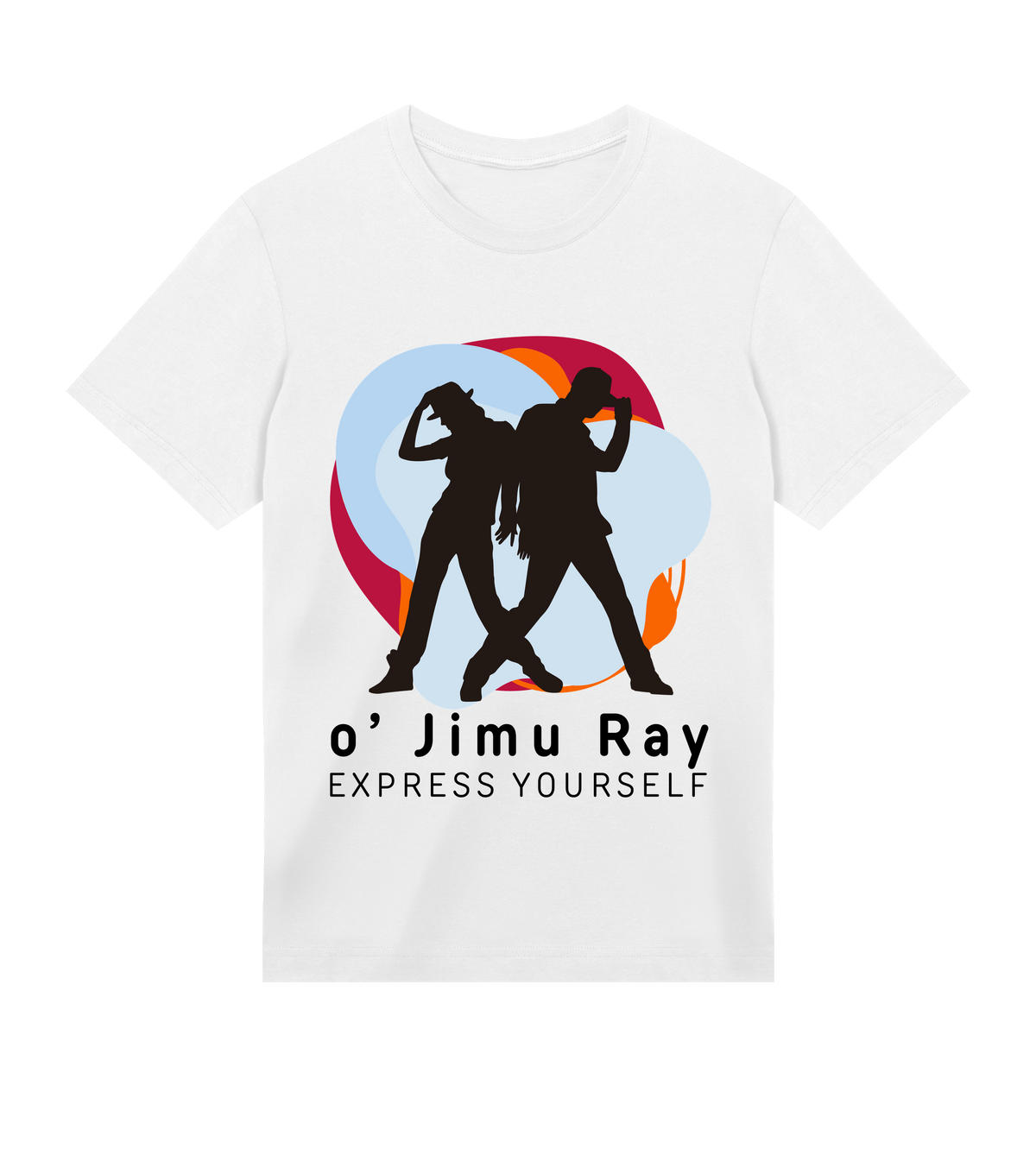 Rhythmic Duo - Organic Cotton Men's Regular T-Shirt - White men - T-shirts