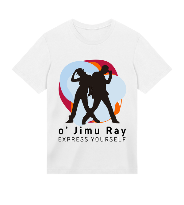 Rhythmic Duo - Organic Cotton Men's Regular T-Shirt - White men - T-shirts