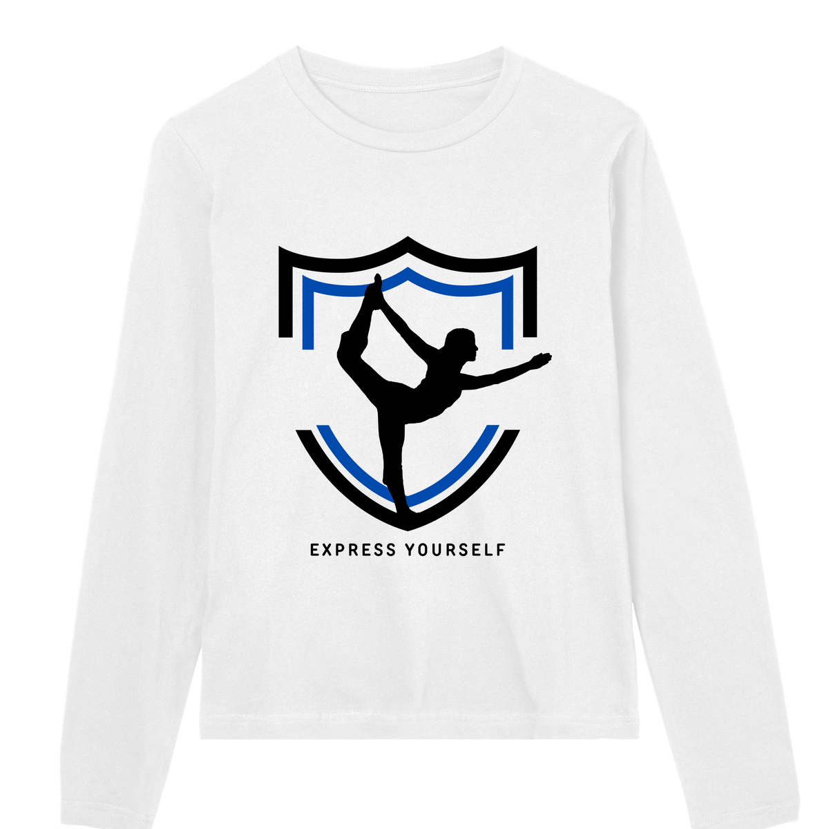 Shield of Expression Long Sleeve Tee - White women - Long Sleeve T-shirts